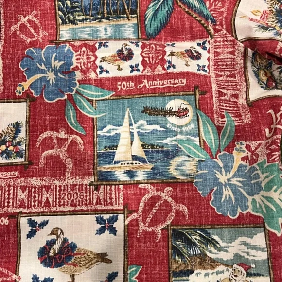 VTG Reyn Spooner Mele Kalikimaka 2006 Limited Christmas Hawaiian Shirt XL - Picture 3 of 6